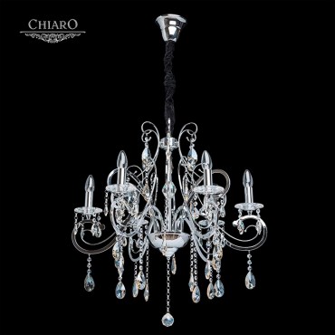 Люстра подвесная CHIARO 458010906 Сюзанна 6x40W E14